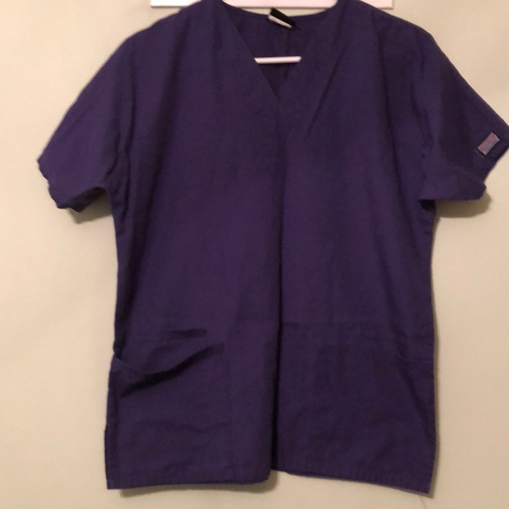 Purple scrub top